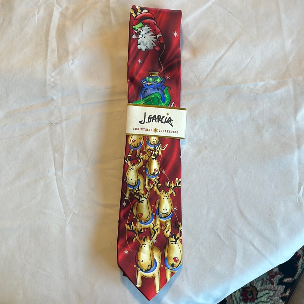 VTG J. Garcia Christmas Collection 2013 Necktie Tie NWT